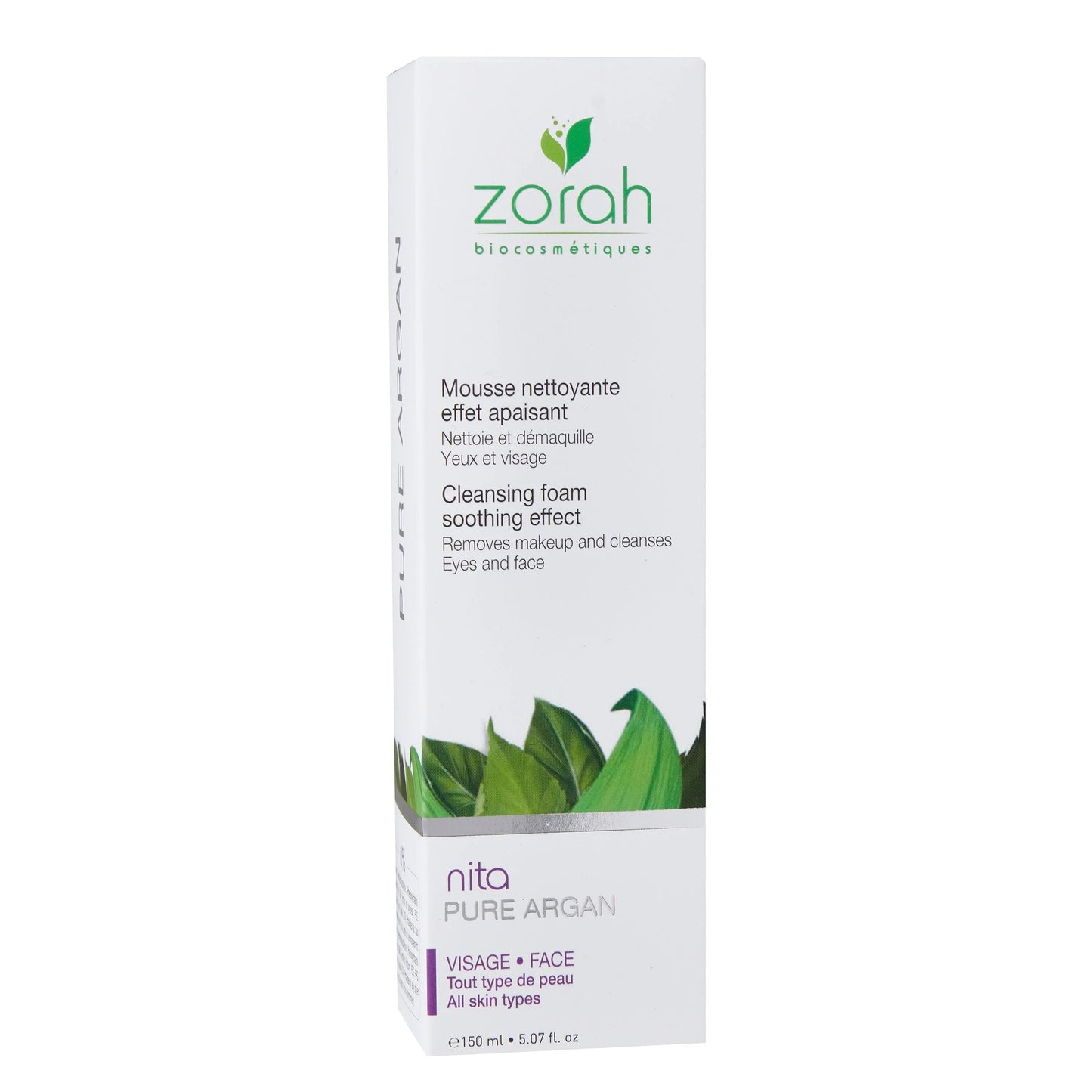 nita | soothing eye and face cleansing foam