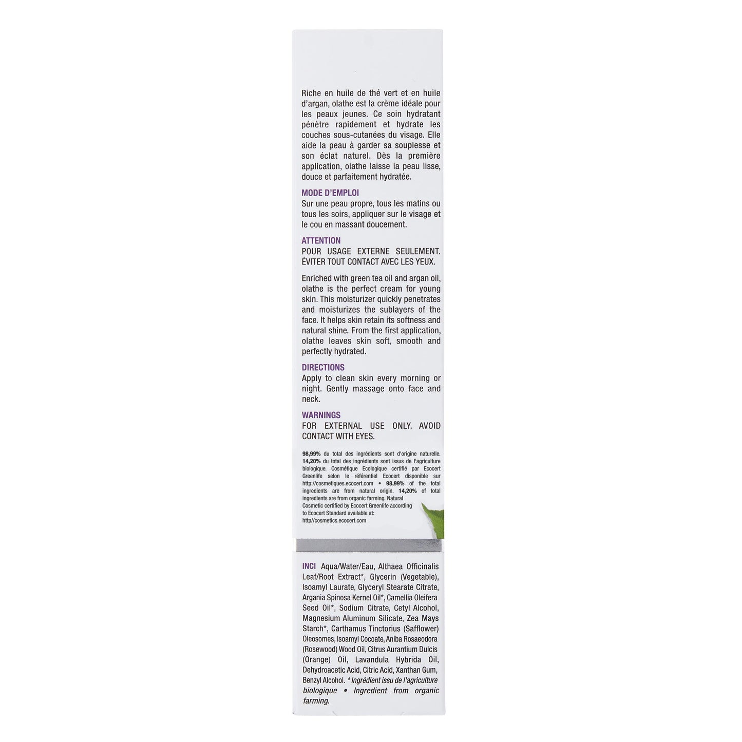olathe | light moisturizing cream