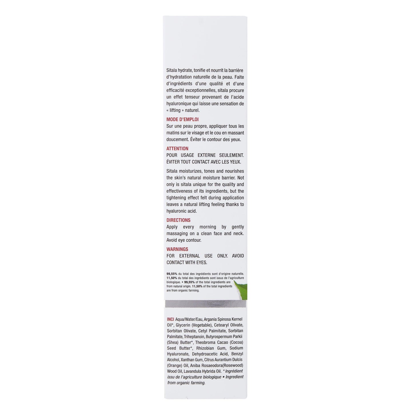sitala | lifting effect moisturizing cream