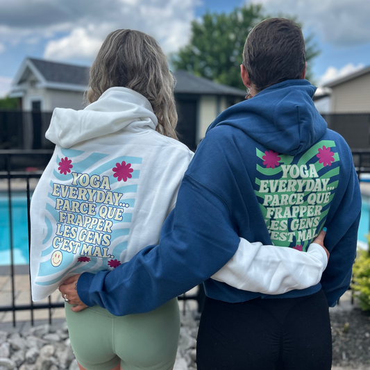 Hoodie «Frapper les gens c'est mal»