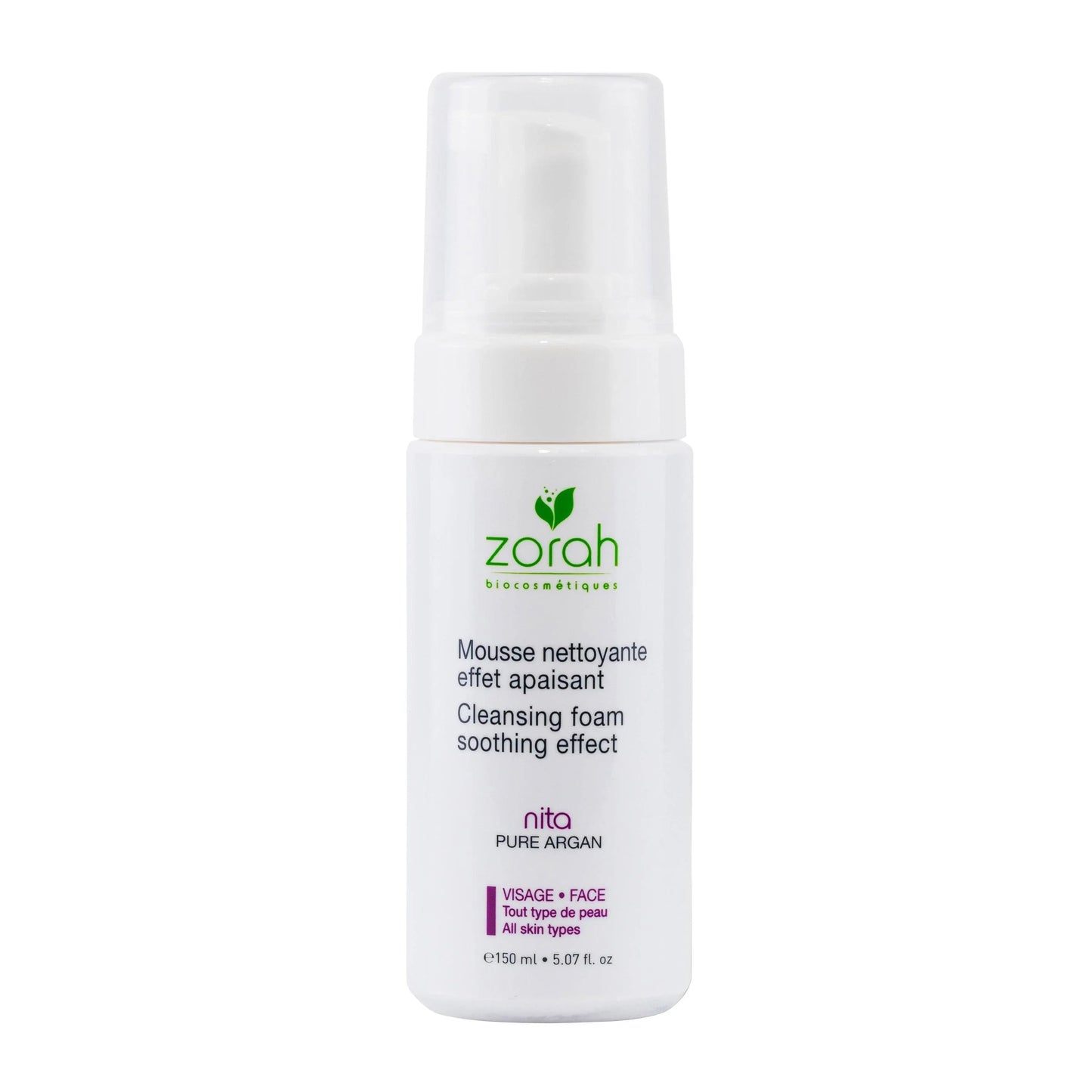 nita | soothing eye and face cleansing foam